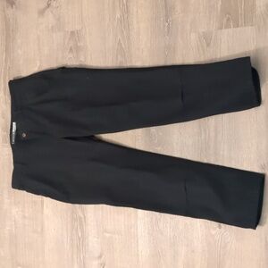 Carhartt relaxed fit black rugged flex canvas double front pants size 14